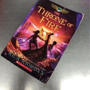The Throne of Fire by: Rick Riordan, paperback book